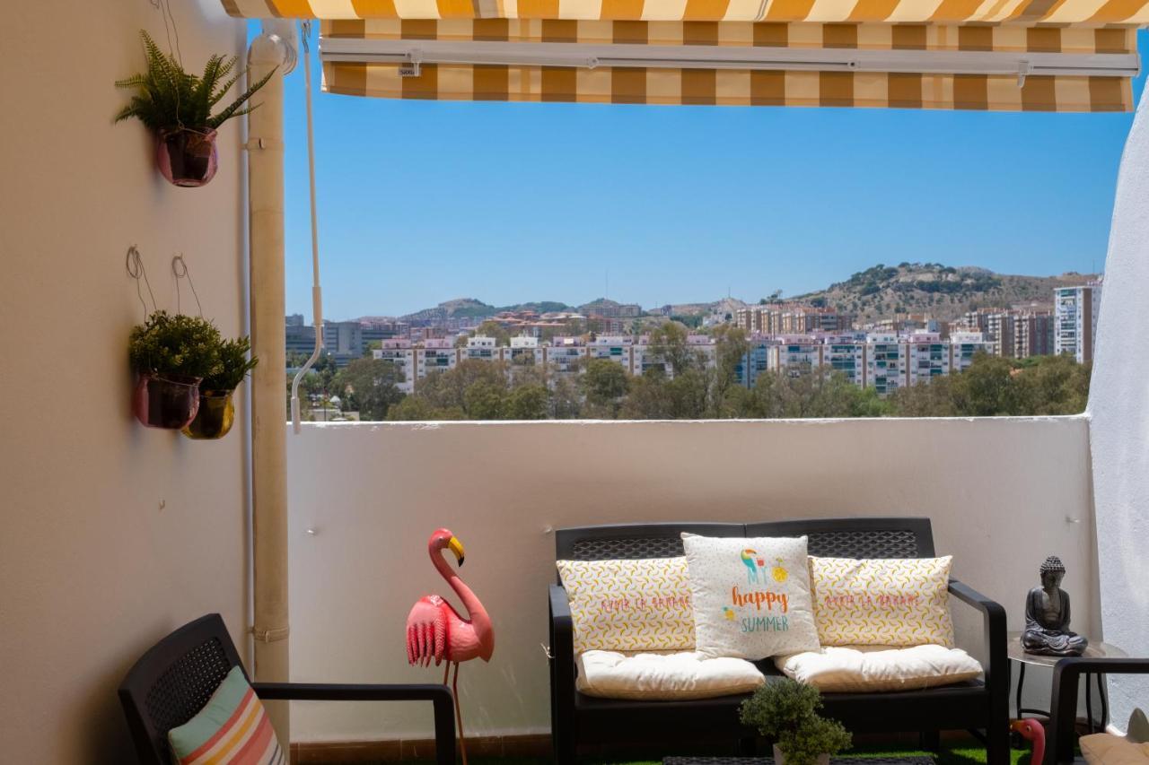 Penthouse City Center Private Terrace Wifi マラガ エクステリア 写真